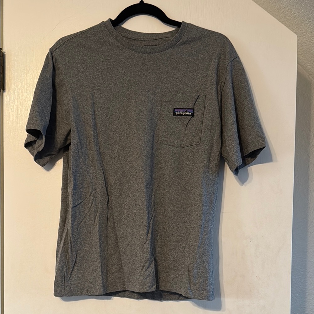 Patagonia Men's Short Sleeve Gray Tee